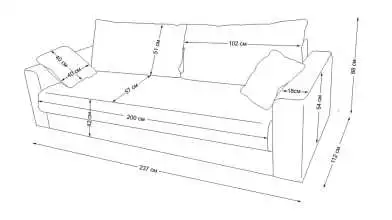 Диван-кровать Jordan с коробом для белья Askona фото - 12 - превью