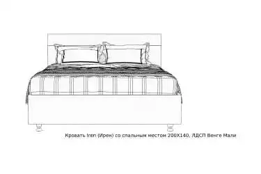 Кровать Iren Ice, цвет Белый премиум из лдсп - 3 - превью