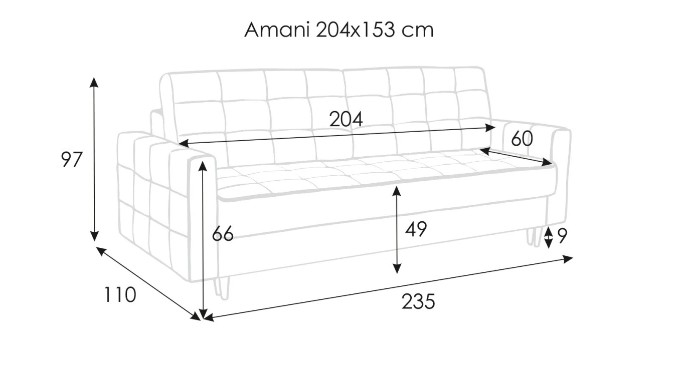 Диван-кровать Amani с коробом для белья Askona фото - 27 - большое изображение